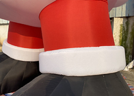 Le père noël gonflable géant extérieur de Noël avec le ventilateur pour des décorations de Noël