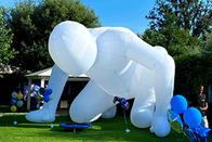Modèle humain gonflable géant d'expositions d'art de sculptures gonflables pour la publicité