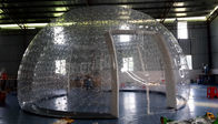 Diamètre gonflable transparent combiné de la tente 8m de dôme de PVC pour la partie/exposition