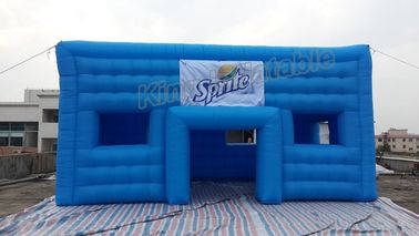 tabernacle gonflable matériel de PVC de 0.4mm avec la couleur bleue pour la location