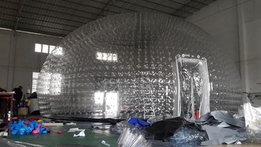 Tente gonflable claire transparente d'igloo de bulle pour des affaires commerciales