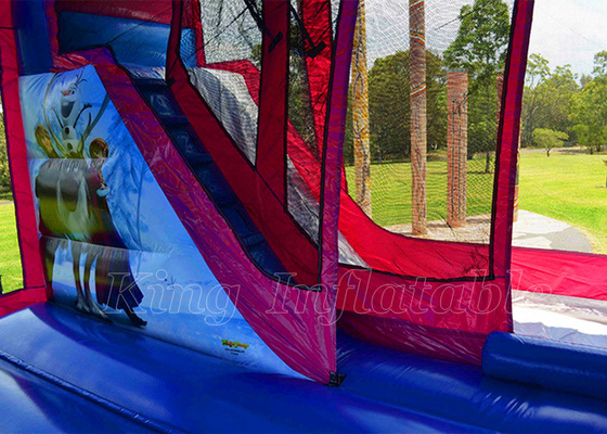 Chambre gonflable congelée de rebond d'Elsa Jumping Castle Outdoor Game pour des filles de garçons