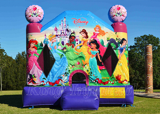 Les parties extérieures Juming de princesse Inflatable Bouncing Castle de Disney rebondissent la Chambre pour des filles