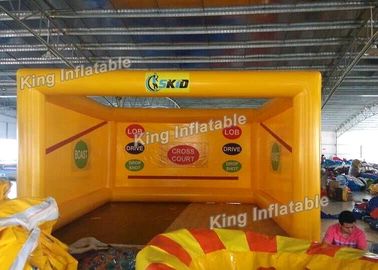 Jeux gonflables extérieurs ou d'intérieur jaunes de sport de courge hermétiques pour des adultes