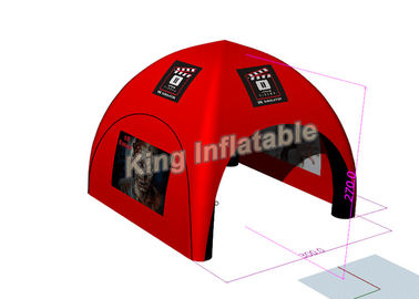 Igloo gonflable rouge de tente d'événement de PVC Tarpauline pour l'exposition, chapiteau gonflable