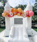 Fête de mariage personnalisée Bouncer gonflable White Bouncy House Jumping Castle Commercial Bounce