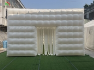 Éclairage extérieur à LED igloo gonflable haut plat Blanc grande tente de camping gonflable Tente de mariage