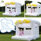 Commercial Adultes Enfants Bouncer gonflable Maison blanche gonflable Jump Castle Bouncer pour le mariage