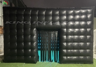 Tente de club de nuit commerciale Portable noir gonflable Tente pour la soirée