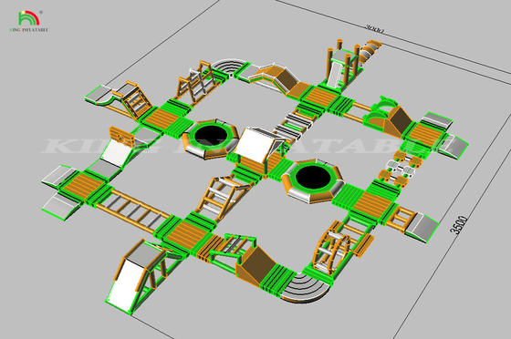 Parcs aquatiques gonflables Des équipements d'obstacles flottants