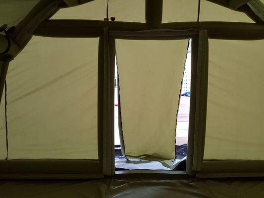 Tente de camping gonflable en PVC portable à l'extérieur Tente d'air de sauvetage médical étanche
