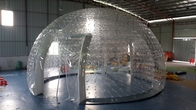 Tente de couverture de piscine portable personnalisée transparente gonflable