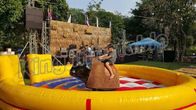 Tour gonflable de piscine de Taureau de terrain de jeu extérieur sur Taureau électrique avec la bâche de PVC de 0.55mm