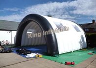 tunnel de bâche de PVC de blanc de 7*5m adapté aux besoins du client pour la tente gonflable de pelouse adaptée aux besoins du client par étape