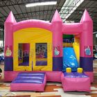 Glissière extérieure de princesse Inflatable Bouncy Castle With de jeu d'enfants dans la couleur rose