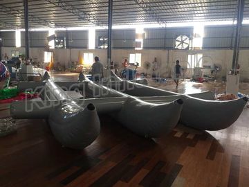 Bateaux de pêche gonflables gris de mouche de conception spéciale pour naviguer l'utilisation de jeux