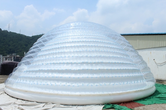 Tente à dôme gonflable grande Igloo portable extérieur pour les fêtes de mariage Camping pour un usage commercial