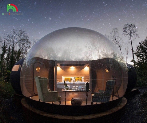 Chambre d'hôtel à bulles gonflables de haute qualité Tente à bulles gonflables claires