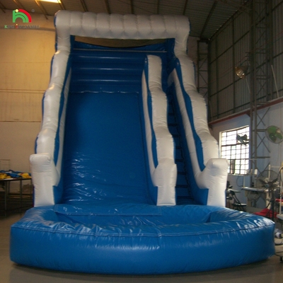 Parcs d'attractions toboggan gonflable pour la piscine toboggan gonflable avec souffleur