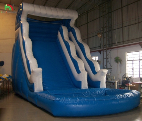 Parcs d'attractions toboggan gonflable pour la piscine toboggan gonflable avec souffleur