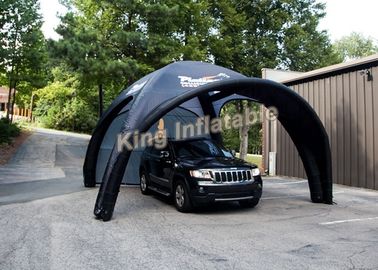 Petite tente gonflable noire attrayante durable d'événement pour le stationnement de voiture