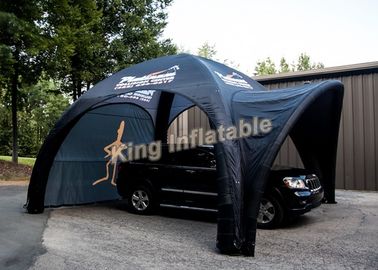 Petite tente gonflable noire attrayante durable d'événement pour le stationnement de voiture
