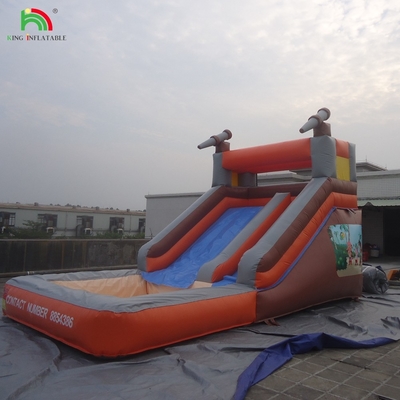 Glissière gonflable bon marché de haute qualité avec piscine gonflable pour enfants et adultes