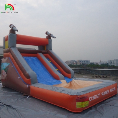 Glissière gonflable bon marché de haute qualité avec piscine gonflable pour enfants et adultes