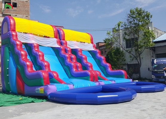 Des toboggans de parc aquatique extérieur personnalisés équipement de terrain de jeux de loisirs toboggans aquatiques commerciaux pour enfants