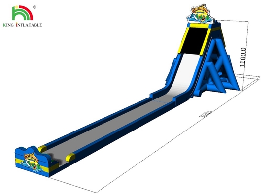 Joyeux amusement prix d'usine gonflable long toboggan à eau pour adultes grand toboggan gonflable