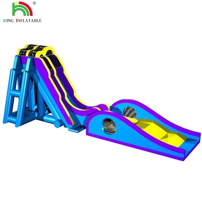 Location de fêtes commerciales Intéressant Crazy bleu toboggan gonflable pour enfants et adultes