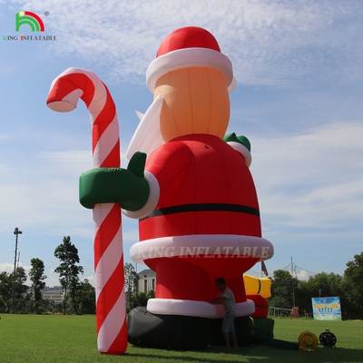 20 pieds 26 pieds 33 pieds décoration de Noël extérieur géant gonflable Père Noël Pour la publicité