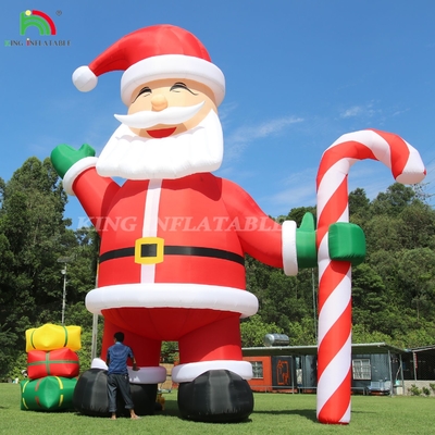 20 pieds 26 pieds 33 pieds décoration de Noël extérieur géant gonflable Père Noël Pour la publicité