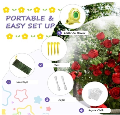 10 pieds boule de neige gonflable 0,5 mm décorations de Noël en PVC tente igloo gonflable transparente géante
