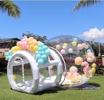 Tente à bulles gonflables extérieures à cristal transparent Dome Tente à bulles gonflables avec ballons pour mariage