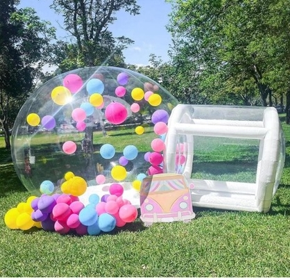 Tente à bulles gonflables extérieures à cristal transparent Dome Tente à bulles gonflables avec ballons pour mariage