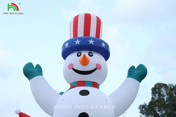 26/33FT Homme de neige de Noël gonflable géant gonflable Homme de neige avec souffleur pour Noël Fête Fête intérieure Fête extérieure Décoration de jardin