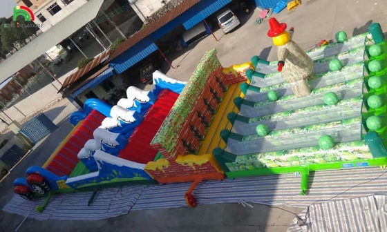 Commercial Bounce House Jeu pour adultes Cours d'obstacles pour enfants Activités sportives Cours d'obstacles gonflable gonflable pour adultes