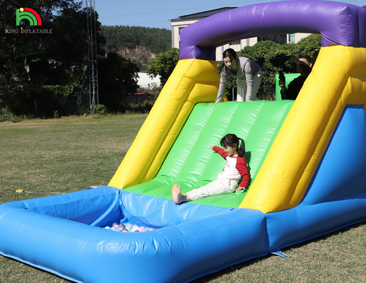 Cours d'obstacles gonflable Bouncer Château maison avec glissades Boule grotte escalade souffleur d'obstacles