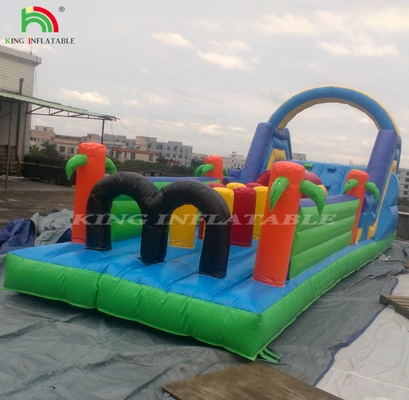 Parcours gonflable en PVC géant pour enfants en plein air