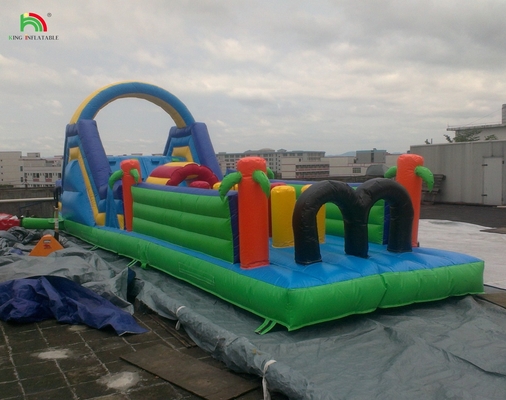 Parcours gonflable en PVC géant pour enfants en plein air