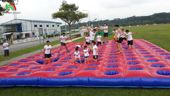 Défi compétitif Cours d'obstacles gonflables à rebond Cours d'obstacles gonflables pour événement