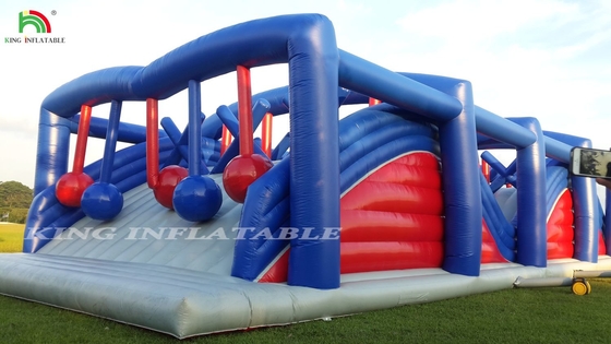Cours d'obstacles gonflables de 5 km Cours de défi de 5 km Équipement de jeu pour adultes et enfants