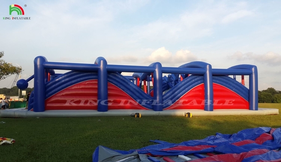 Cours d'obstacles gonflables de 5 km Cours de défi de 5 km Équipement de jeu pour adultes et enfants