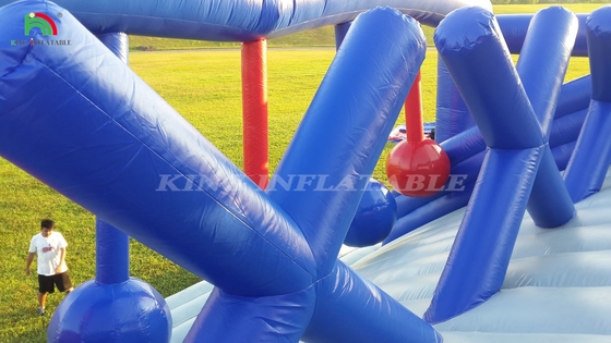 Cours d'obstacles gonflables de 5 km Cours de défi de 5 km Équipement de jeu pour adultes et enfants
