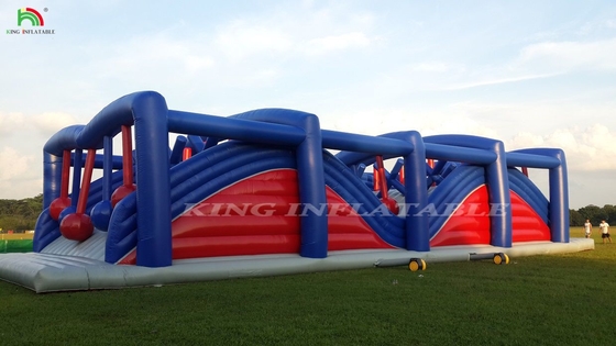Cours d'obstacles gonflables de 5 km Cours de défi de 5 km Équipement de jeu pour adultes et enfants