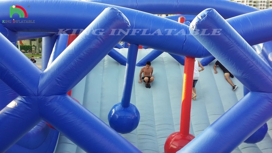 Cours d'obstacles gonflables de 5 km Cours de défi de 5 km Équipement de jeu pour adultes et enfants