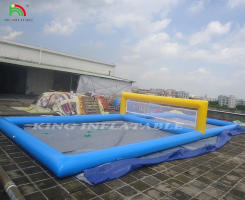 Adultes Enfants Volley-ball gonflable Filé Jeux de sport gonflable Volley-ball gonflable piscine avec filet