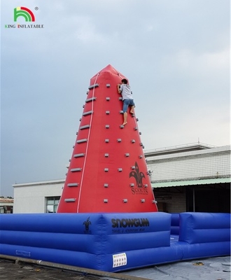 Popular Outdoor Mobile Amusement air Jeux difficiles gonflables Tour d'escalade Rocher Mur d'escalade pour les enfants à l'intérieur
