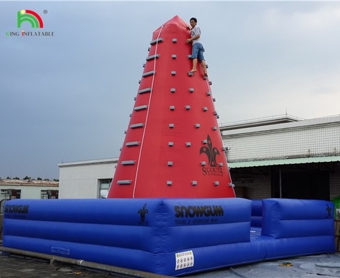 Popular Outdoor Mobile Amusement air Jeux difficiles gonflables Tour d'escalade Rocher Mur d'escalade pour les enfants à l'intérieur